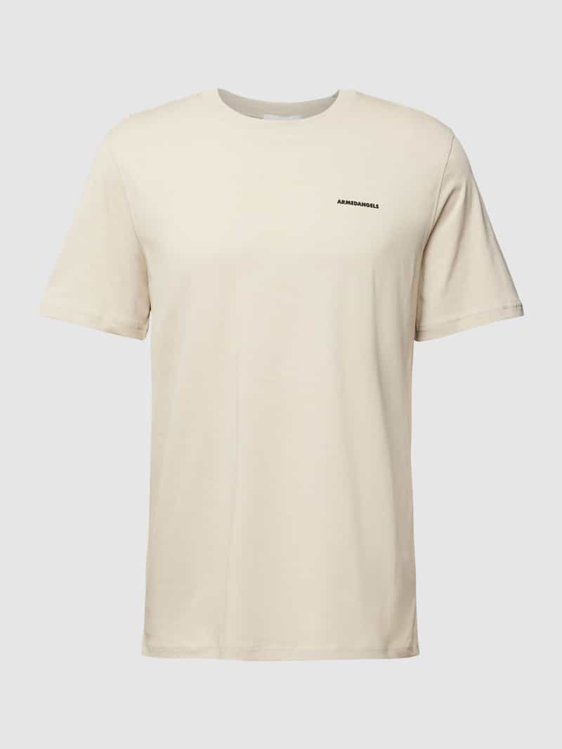 ARMEDANGELS T-shirt met labeldetail, model 'MAASO'