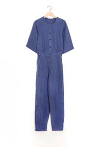 Sissy-Boy Blauwe Jumpsuit Met Knopen