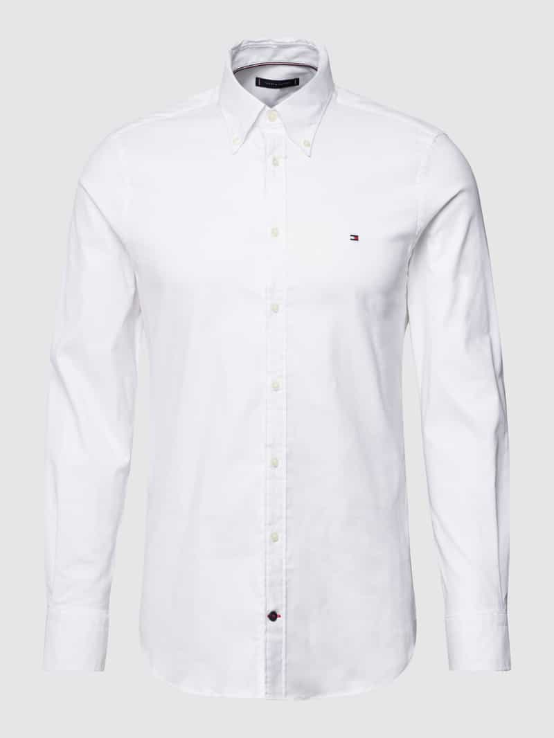 Tommy Hilfiger Tailored Zakelijk overhemd met labelstitching, model 'FLEX'