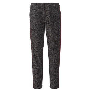 Maison Scotch Broek  TAPERED LUREX PANTS WITH VELVET SIDE PANEL