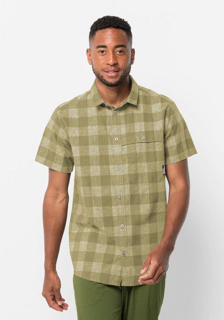 Jack Wolfskin  Highlands Shirt - Overhemd, olijfgroen