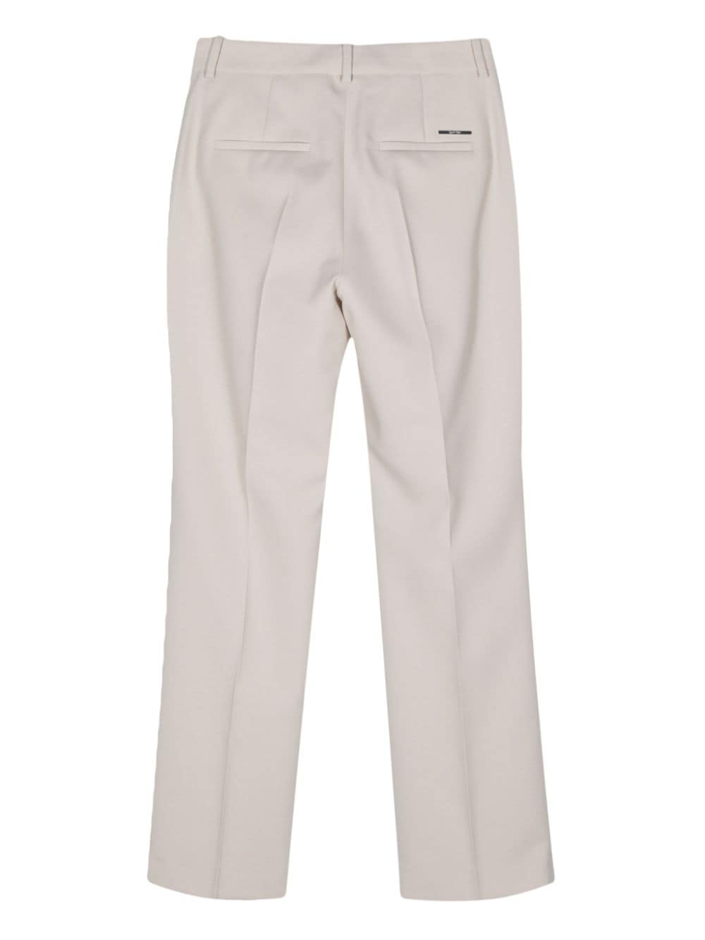 Calvin Klein slim-fit cotton trousers - Beige
