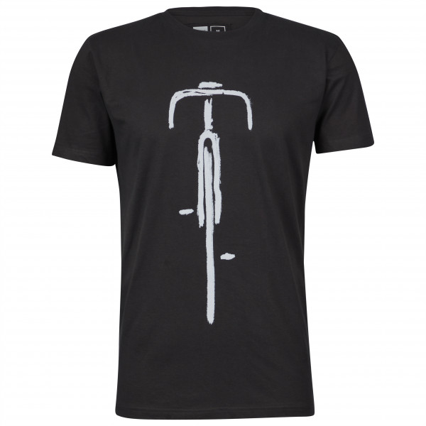 Dedicated  T-Shirt Stockholm Bike Front - T-shirt, zwart