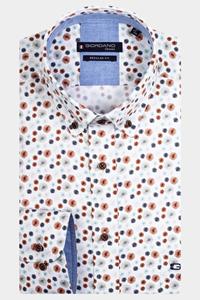 Giordano Casual hemd lange mouw ivy coral print 417021/80