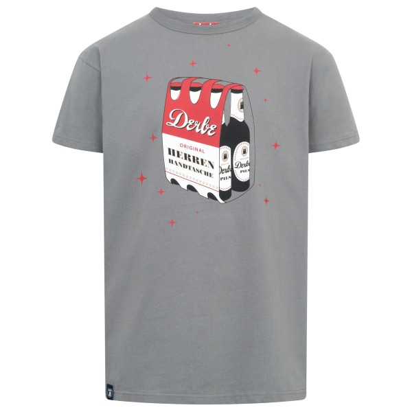 Derbe  S/S Herrenhandtasche Rot-Weiß - T-shirt, grijs