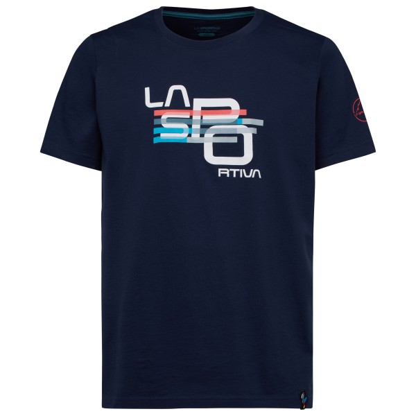 La sportiva  Stripe Cube T-Shirt - T-shirt, blauw
