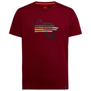 La sportiva  Stripe Cube T-Shirt - T-shirt, rood