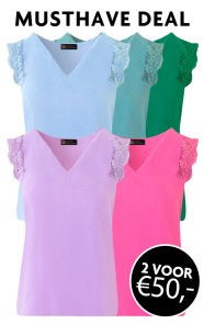 The Musthaves Musthave Deal Lace V-hals Tops