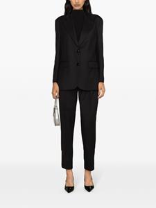 Elisabetta Franchi straight virgin wool trousers - Zwart