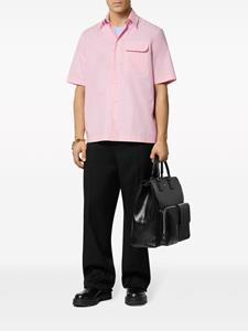 Versace Overhemd met contrast - Roze