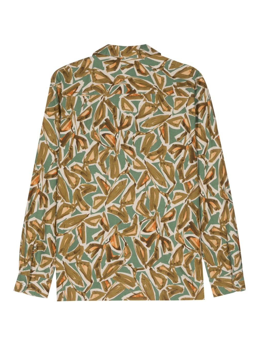 Altea Luke floral-print shirt - Groen