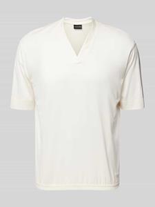Emporio Armani T-shirt met tuniekkraag