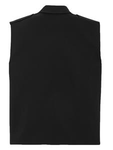 Saint Laurent Mouwloos overhemd - Zwart