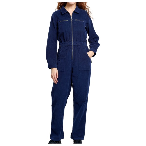 Dedicated  Women's Overall Hultsfred Corduroy - Jumpsuit, blauw