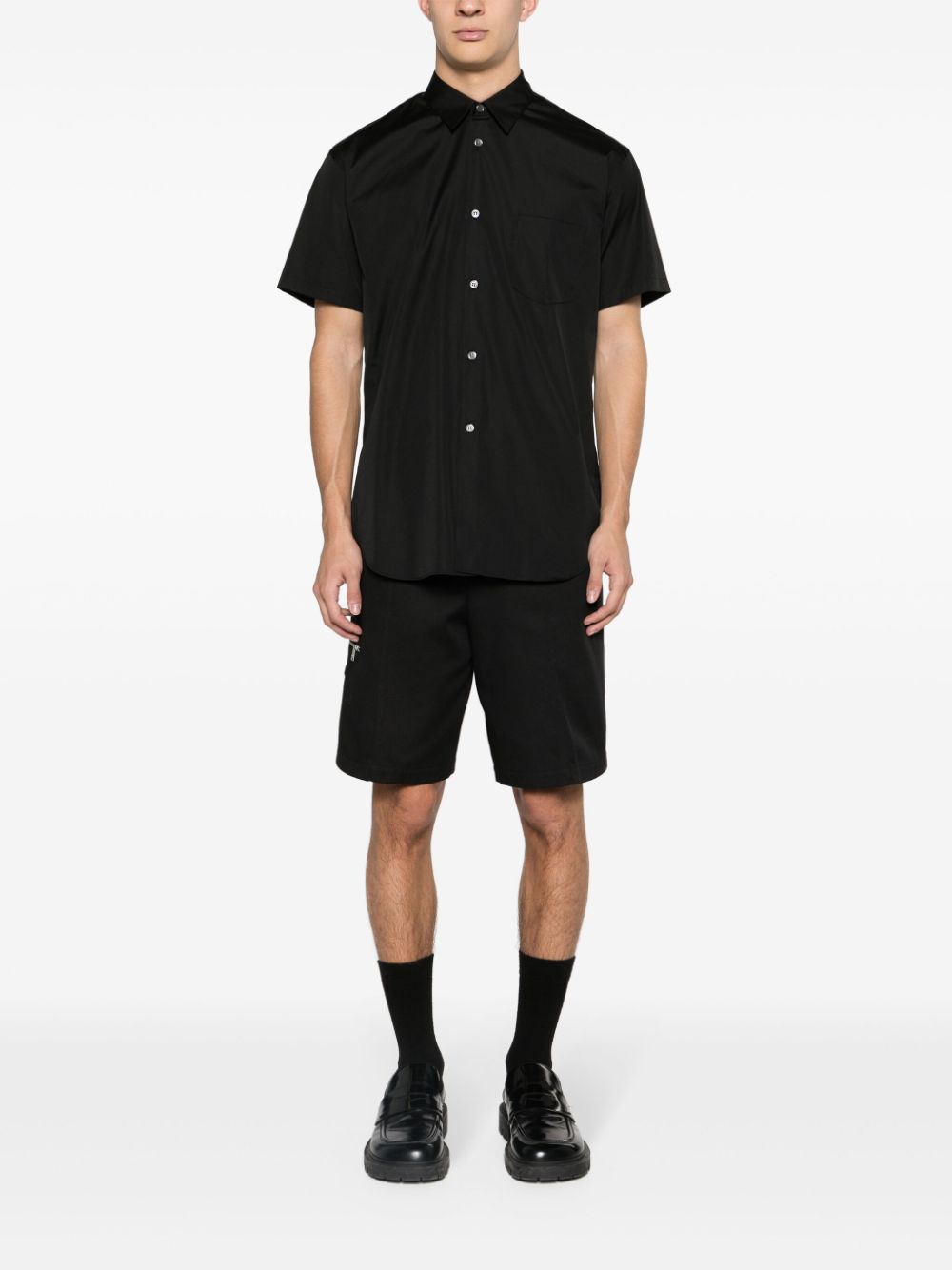 Comme Des Garçons Shirt Katoenen overhemd met klassieke kraag - Zwart