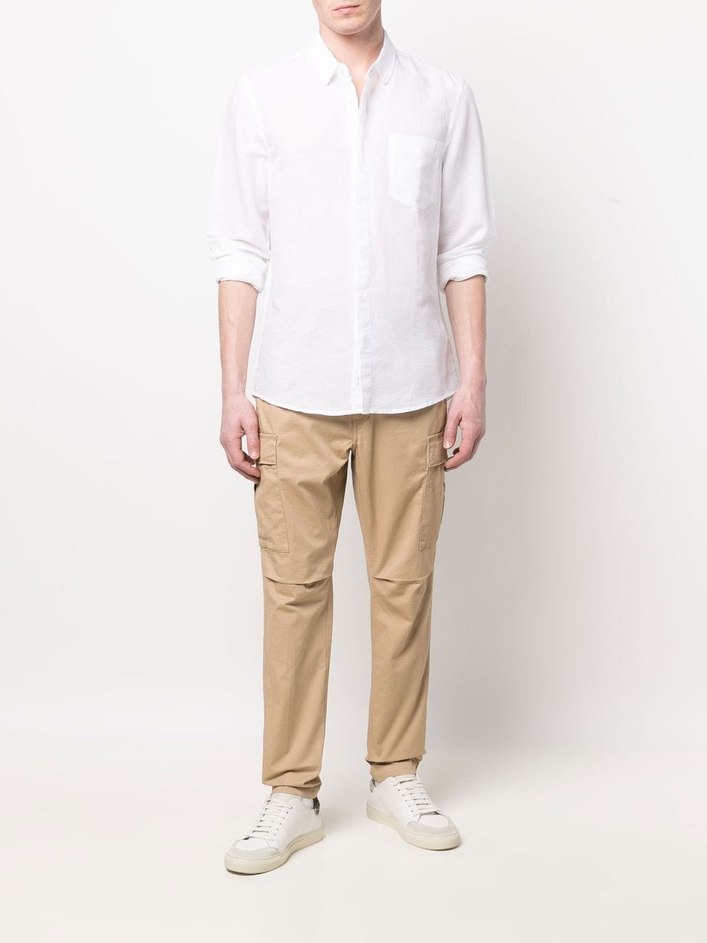 Calvin Klein T-shirt met lange mouwen - Wit
