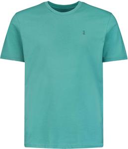 No Excess T-shirt korte mouw ronde hals basic pacific