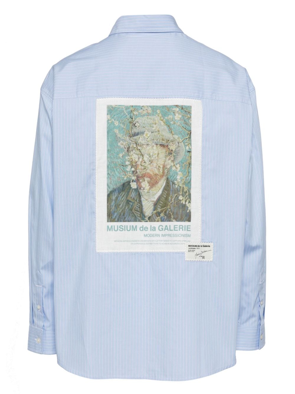 Musium Div. Van Gogh-print cotton shirt - Blauw