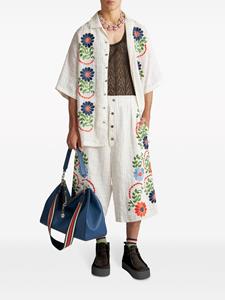 ETRO Overhemd met geborduurde bloemen - Wit