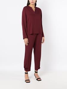 Uma | Raquel Davidowicz Gestreepte blouse - Rood