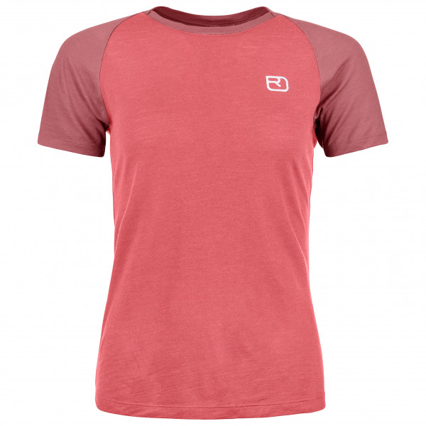 Ortovox  Women's 120 Tec Fast Mountain T-Shirt - Merinoshirt, rood/roze
