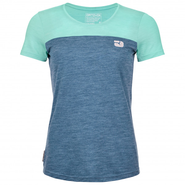 Ortovox  Women's 150 Cool Logo T-Shirt - Merinoshirt, blauw