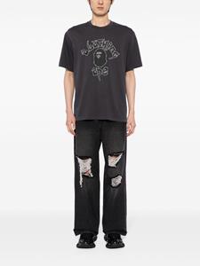 A BATHING APE T-shirt met logoprint - Grijs