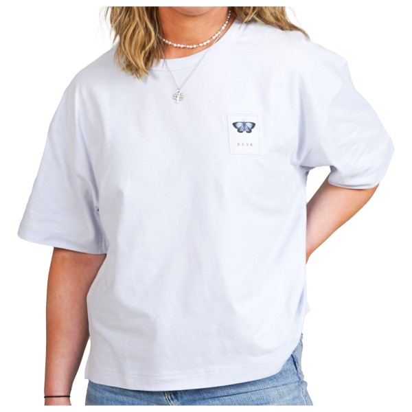 ELSK  Women's Blaafugl Thilda Brushed T-Shirt - T-shirt, wit