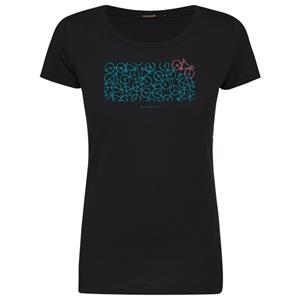 GreenBomb  Women's Bike Connect Loves - T-Shirts - T-shirt, zwart