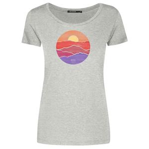 GreenBomb  Women's Nature Levels Loves - T-Shirts - T-shirt, grijs