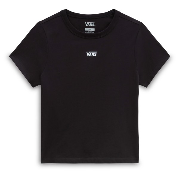 Vans  Women's Basic Mini S/S - T-shirt, zwart