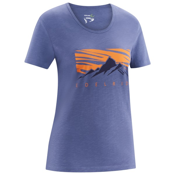 Edelrid  Women's Highball T-Shirt V - T-shirt, purper/blauw