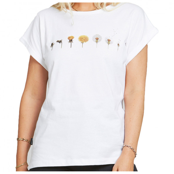 Dedicated  Women's T-Shirt Visby Dandelion - X, wit