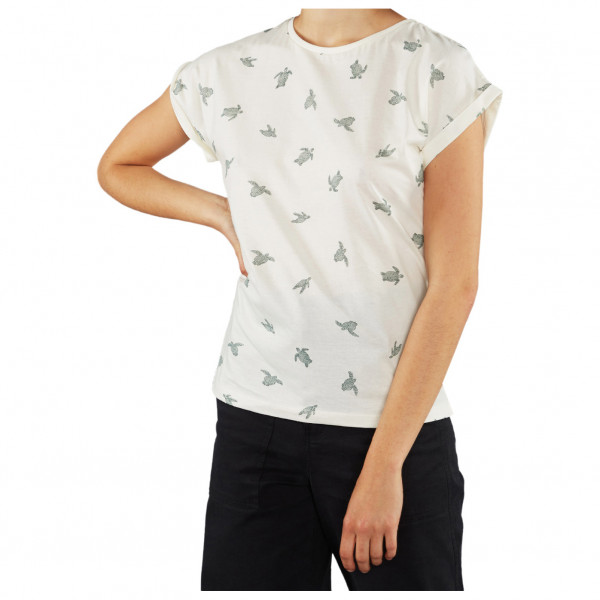 Dedicated  Women's T-Shirt Visby Sea Turtles - T-shirt, wit