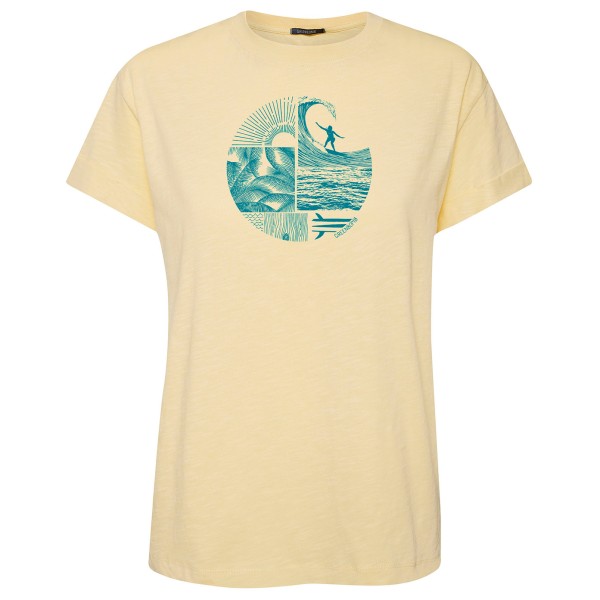 GreenBomb  Women's Nature Surf Circle Stop - T-Shirts - T-shirt, beige
