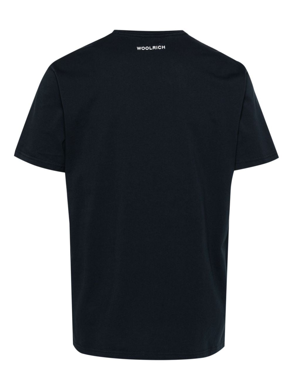 Woolrich Katoenen T-shirt - Blauw