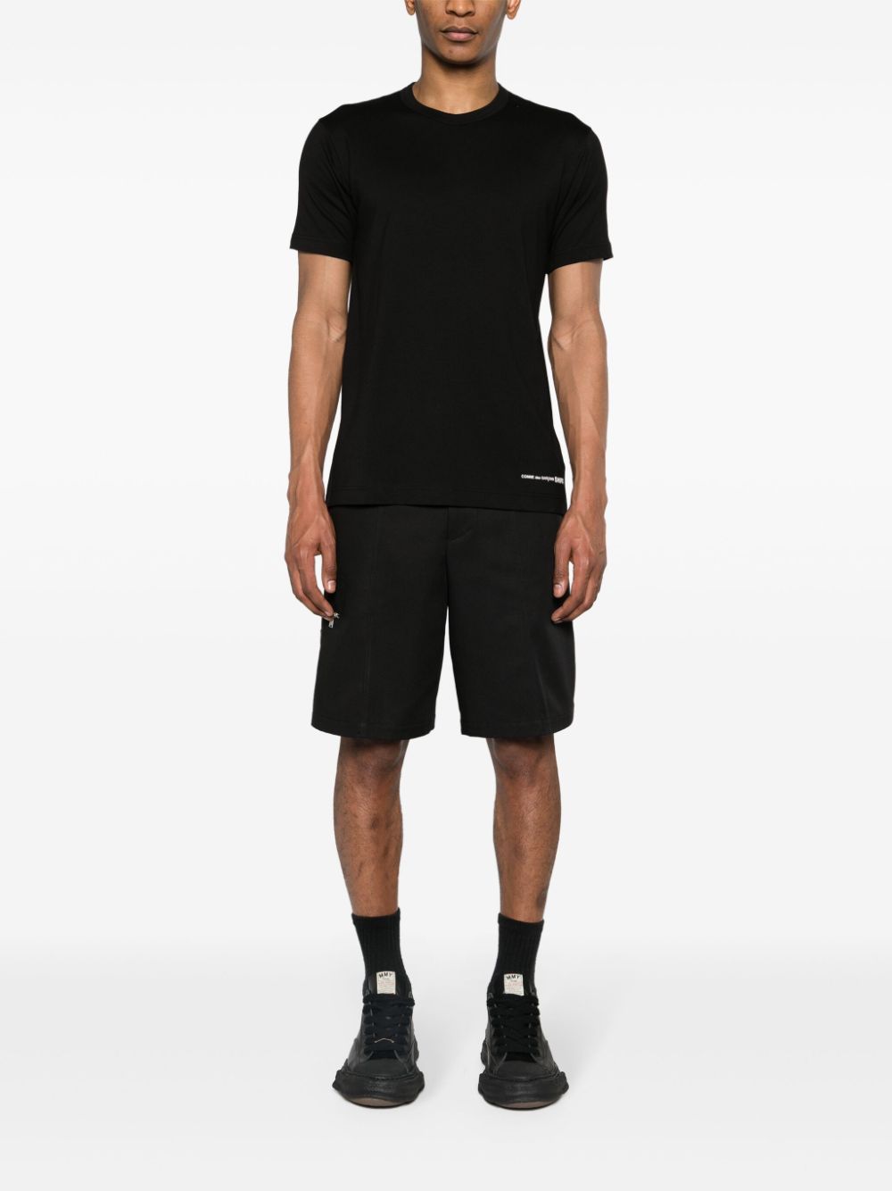 Comme Des Garçons Shirt T-shirt met logoprint - Zwart