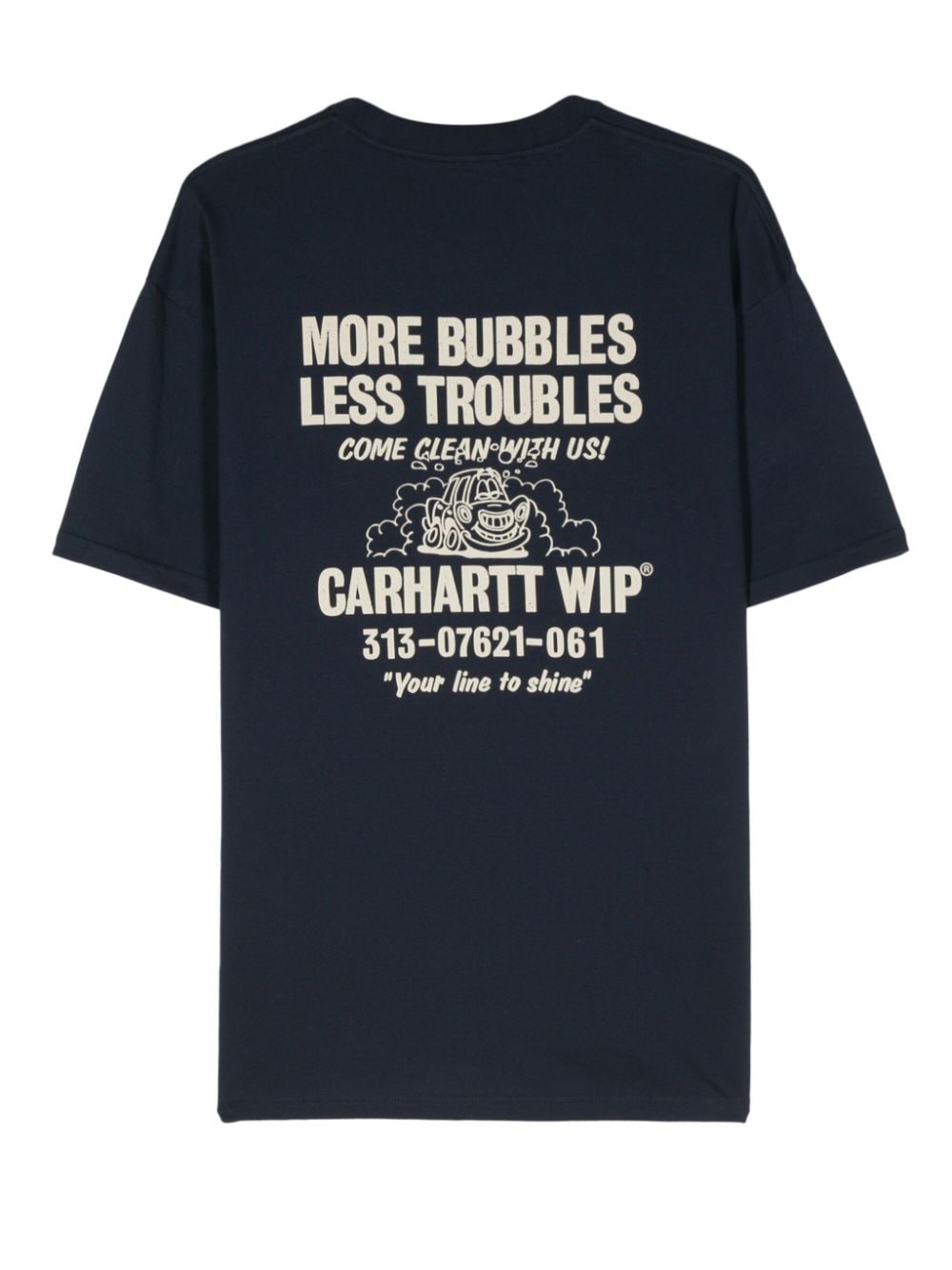 Carhartt WIP Less Trouble T-shirt - Blauw