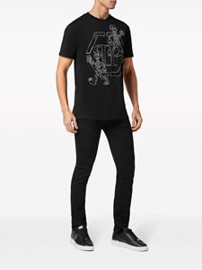 Philipp Plein Katoenen T-shirt - Zwart