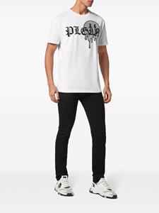 Philipp Plein T-shirt met stras - Wit