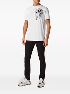 Philipp Plein T-shirt met studs - Wit