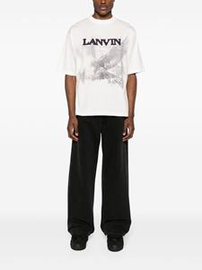 Lanvin x Future Eagle-print cotton T-shirt - Wit