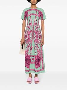 La DoubleJ Angelica floral maxi dress - Groen