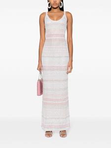 Missoni Maxi-jurk verfraaid met pailletten - Wit