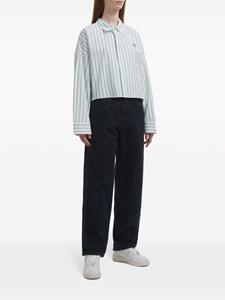 Izzue striped cotton shirt - Wit
