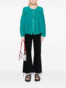 MARANT ÉTOILE Plalia pleated blouse - Groen