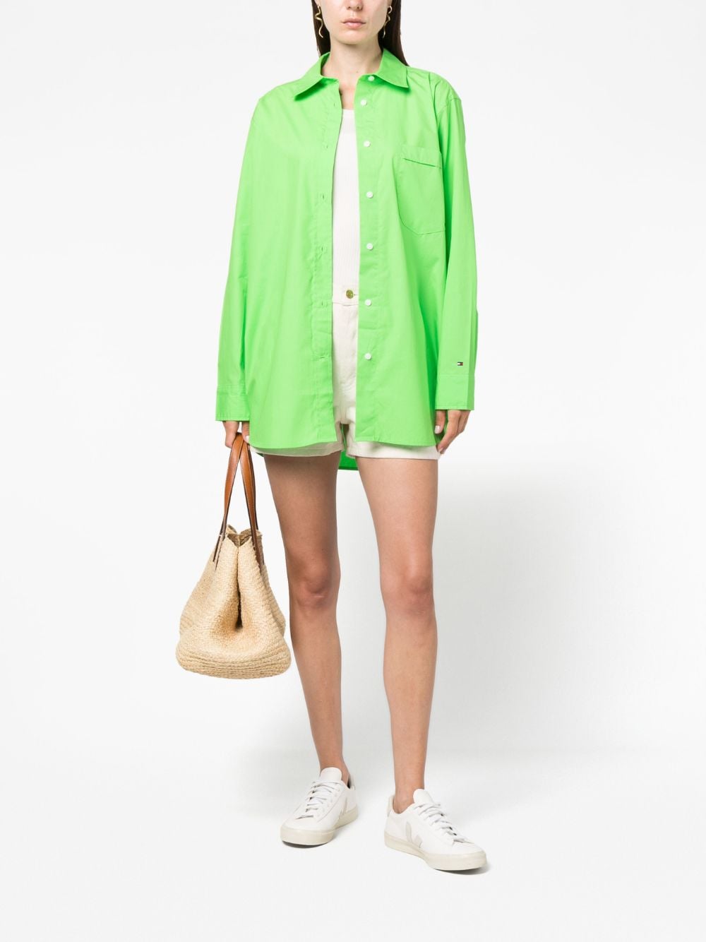 Tommy Hilfiger Oversized blouse - Groen