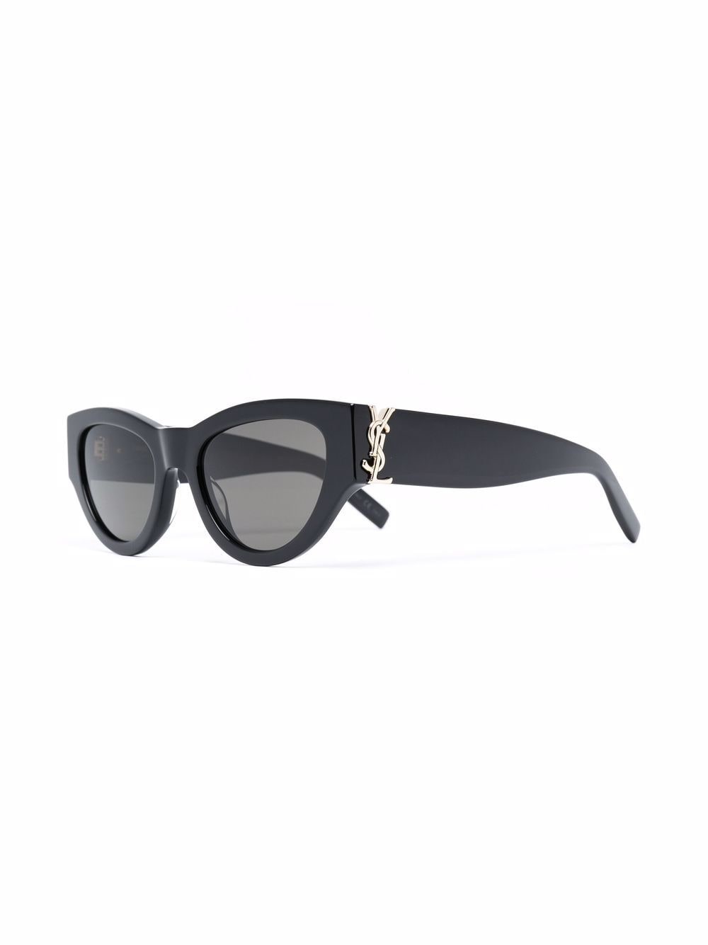 Saint Laurent Eyewear Zonnebril met kattenoog montuur - Zwart