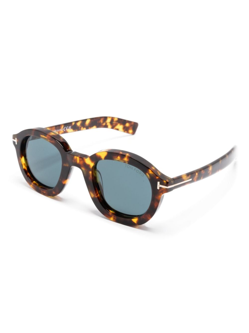 TOM FORD Eyewear Raffa pantos-frame sunglasses - Bruin