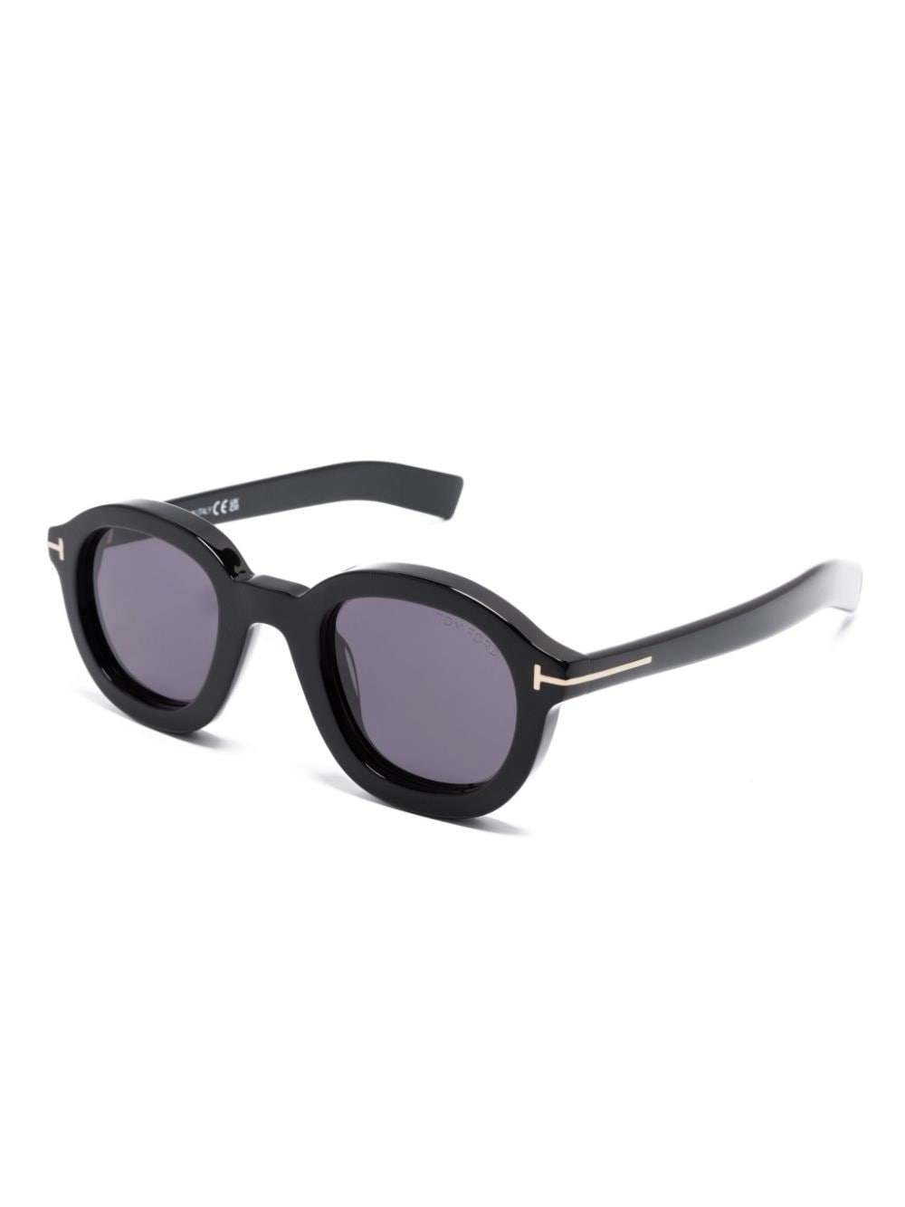 TOM FORD Eyewear Raffa round-frame sunglasses - Zwart